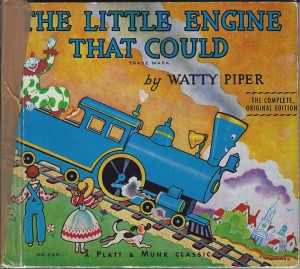book cover.little engine that could
