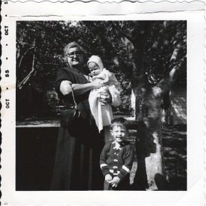 Nana, Janet and Martin 1955