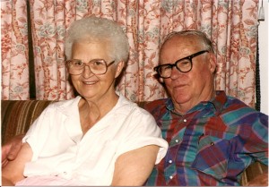Tom's parents - Woodrow Wilson Webber and Orville Kessler