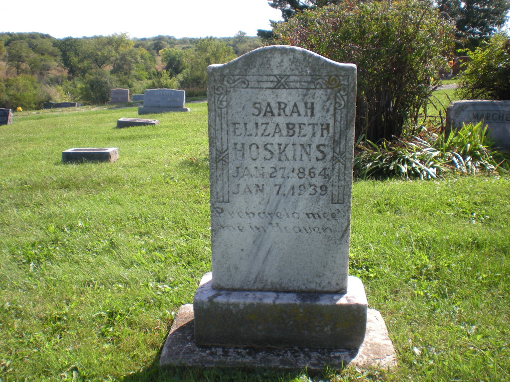 Sarah Elizabeth Hoskins nee Bryan